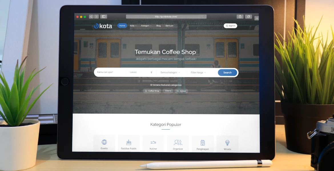 Portfolio website kota guide